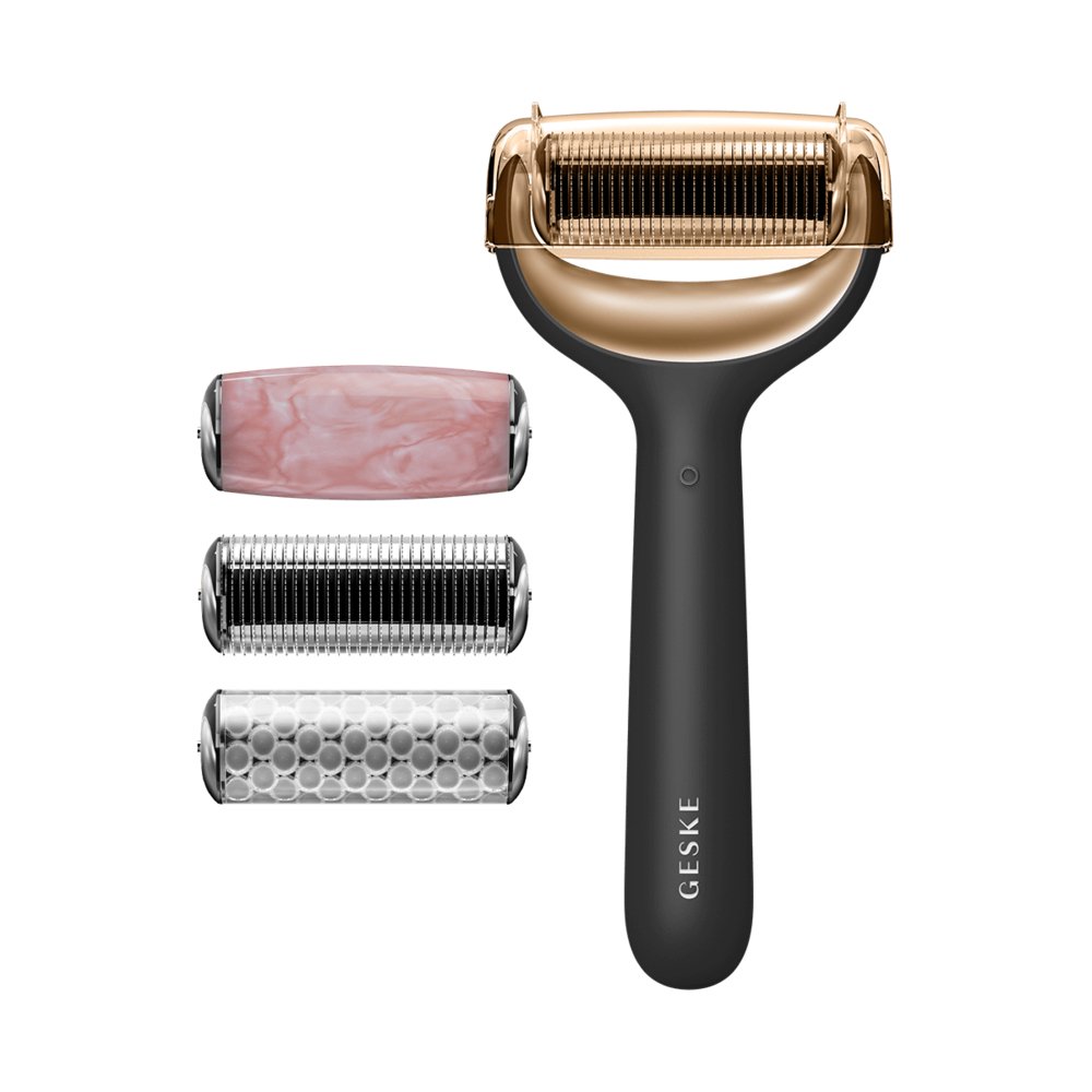 GESKE MicroNeedle Face&Body Roller 9in1 masážní váleček s mikrojehličkami gray - bestkup.cz