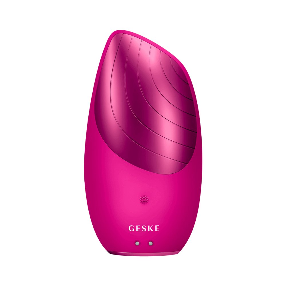 GESKE Sonic Thermo Facial Brush 6in1 sonický termo kartáček na obličej magenta - bestkup.cz