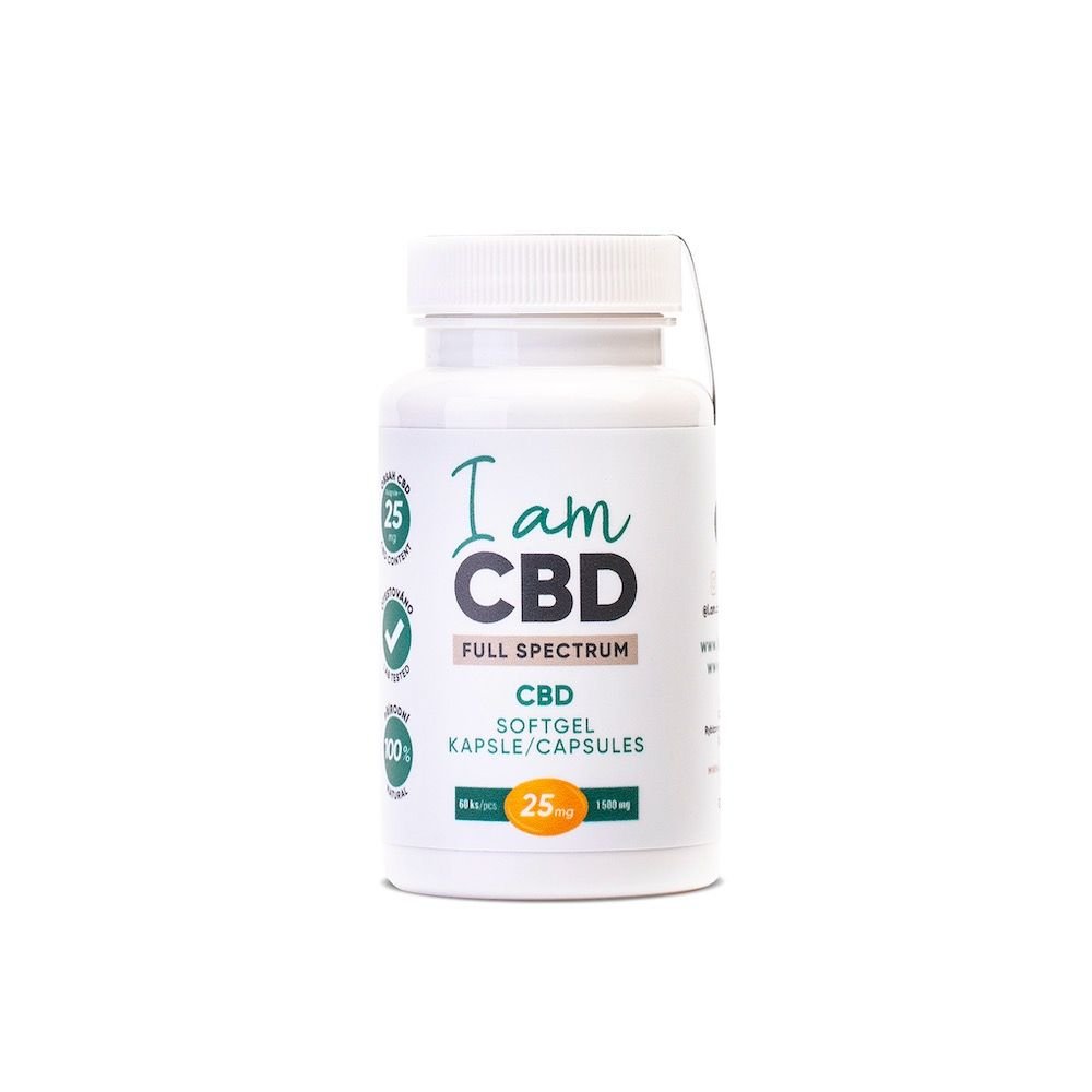 I am CBD Full Spectrum CBD kapsle 1500 mg 60 kapslí - bestkup.cz