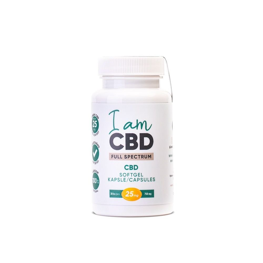 I am CBD Full Spectrum CBD kapsle 750 mg 30 kapslí - bestkup.cz