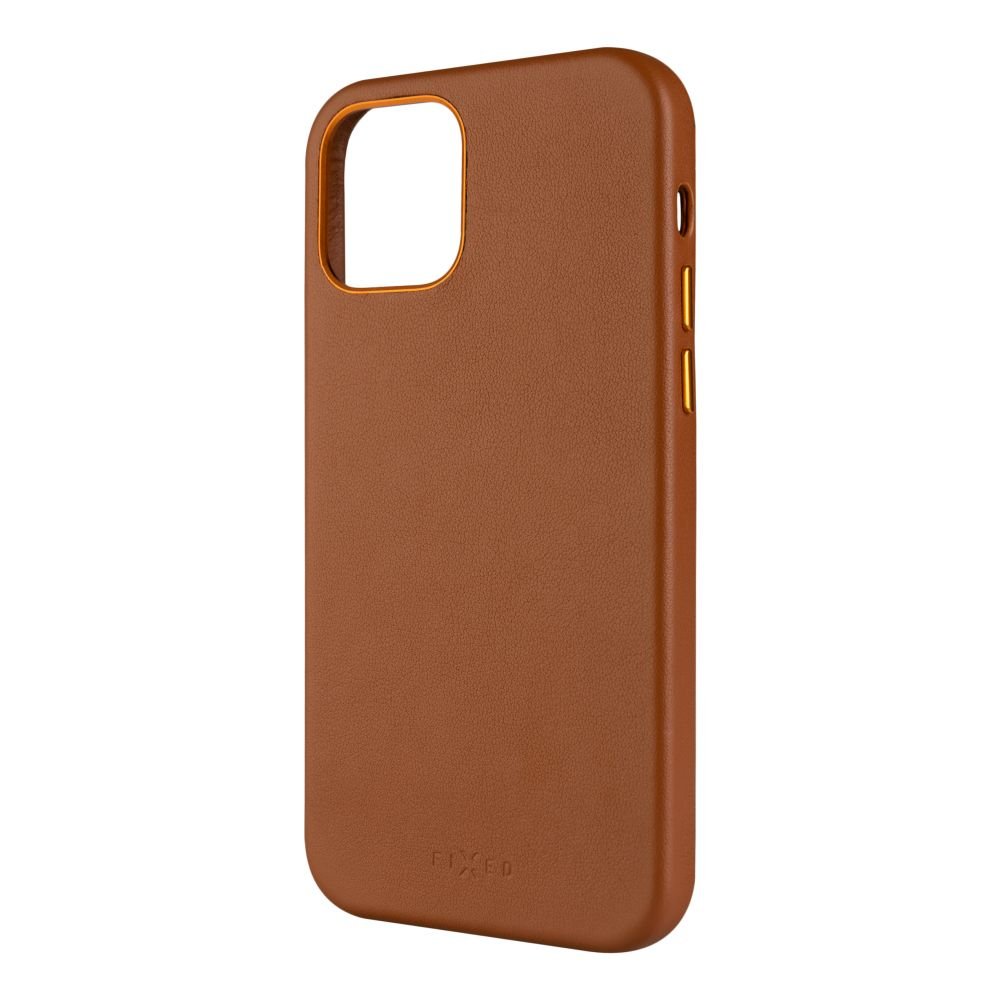Kožený zadní kryt FIXED MagLeather s podporou MagSafe pro Apple iPhone 12/12 Pro