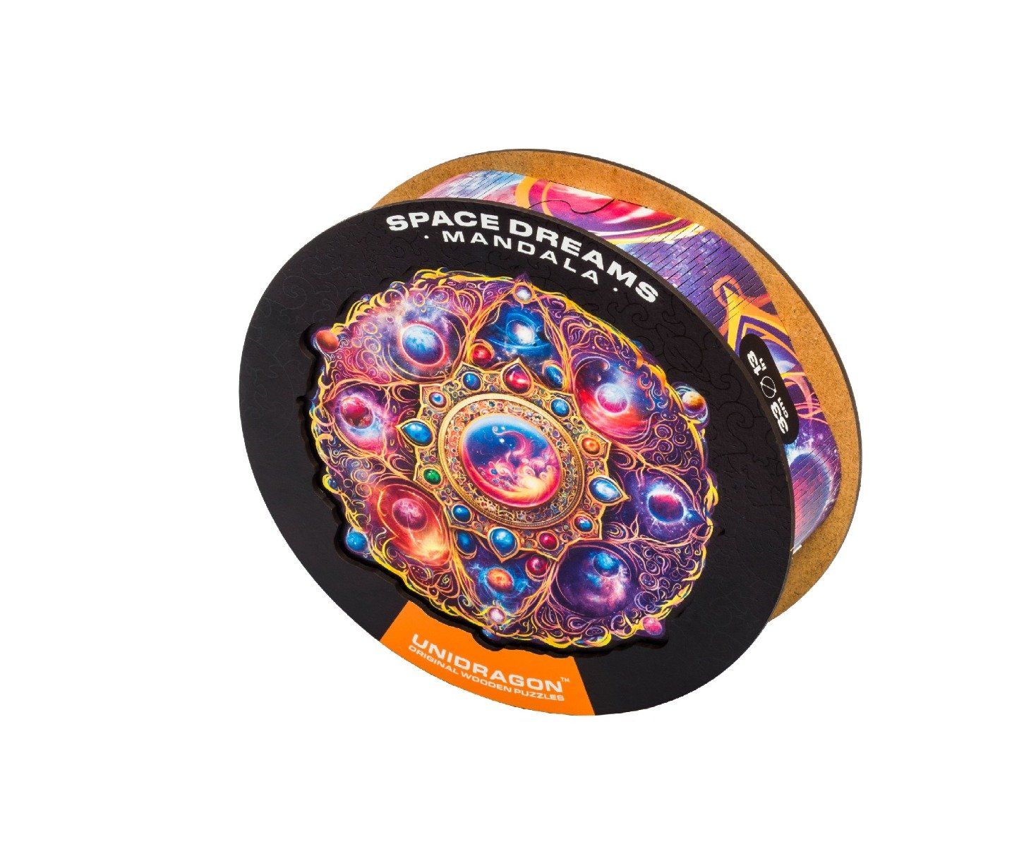 Unidragon Dřevěné puzzle Mandala Space Dreams 350 ks - bestkup.cz