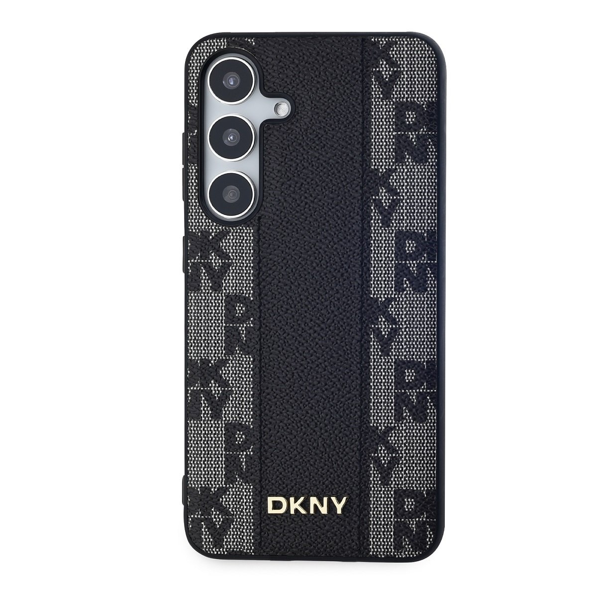 Zadní kryt DKNY PU Leather Checkered Pattern MagSafe pro Samsung Galaxy S24
